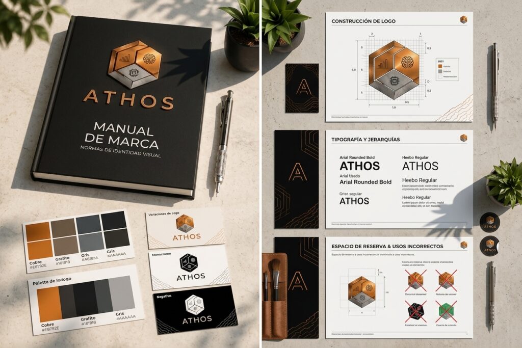 Pack Identidad Visual: Diseño de Logotipo + Manual de Marca