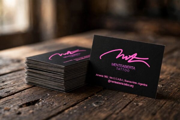 business_card_mockup Tarjetas de Presentación Personales / Profesionales (8.5 x 5 cm)