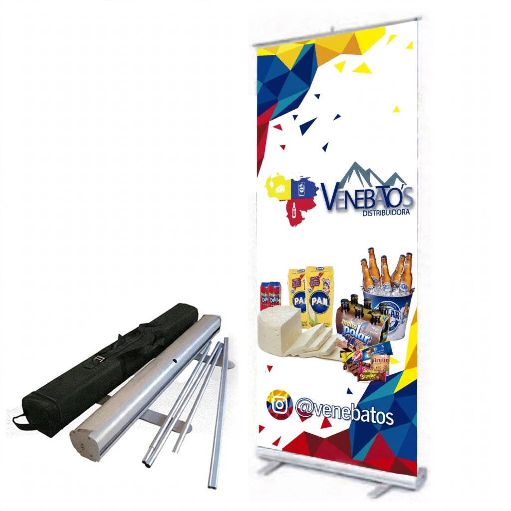 Banner Roll Up Autoenrollable Portátil (85 x 200 cm)